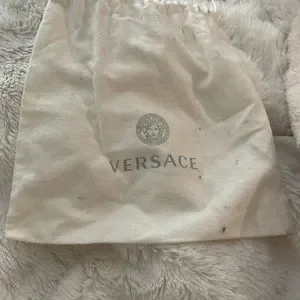 White Versace Belt. Authentic. No filter. For size small Authentic Gianni Versace Italy Medusa Leather White Belt 28  main image 3
